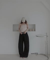 【Black】バレルデニム / BarrelLeg Denim