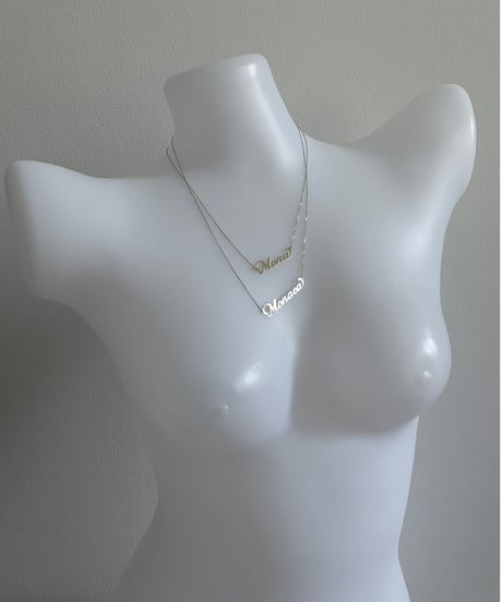 【1-7文字】"My NeckLace" / Silver925