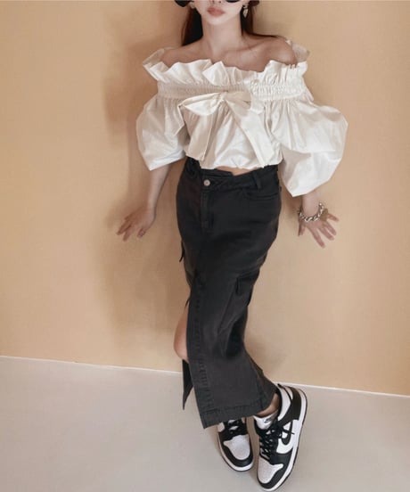 スリットカーゴスカート / Slit Cargo Skirt