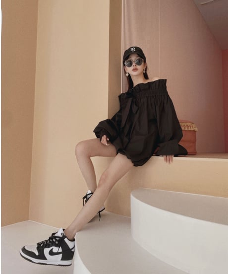 バルーンチュニックワンピース / Balloon Tunic One-Piece