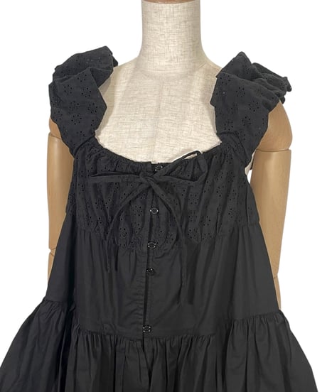 【Black】ガウンドレス/Gown Dress