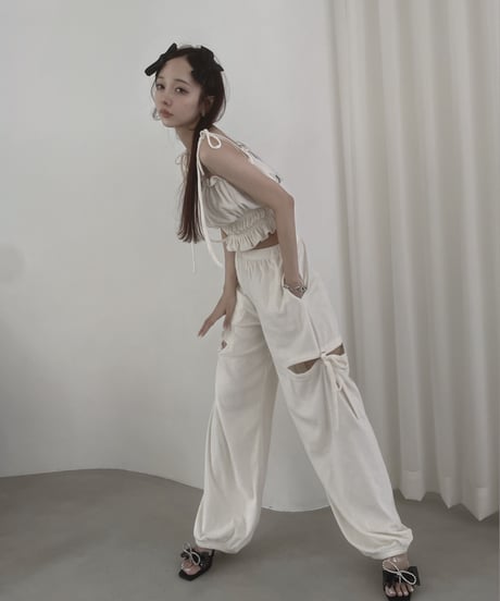 パイルフリルキャミソール / Pile Frill Camisole