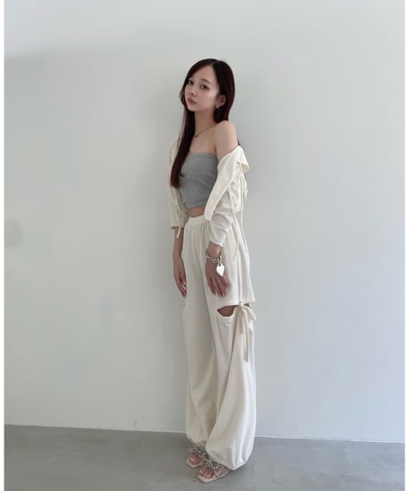 パイルサイドカットパンツ /Pile Side Cut Pants