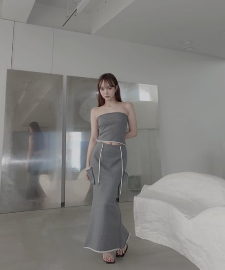 スウェットベアトップ /Sweat Bare Top