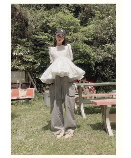 ビジューリボンTシャツ / Bijou Ribbon T