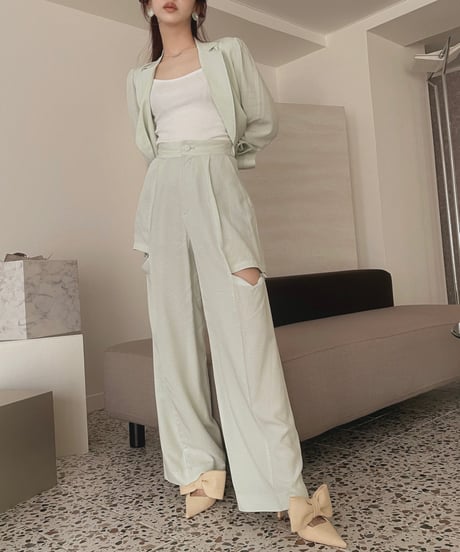 ストローリボンパンプス / Straw Ribbon Pumps