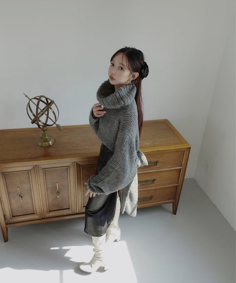 レザーベアワンピース(+グローブ) /FauxLeather Bare One-Piece(+Glove)