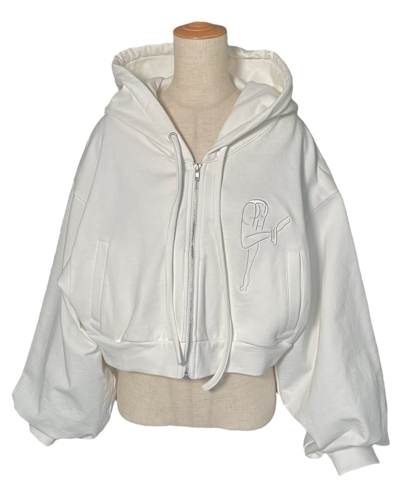 Milk】ハートジップアップフーディー /Heart Zip-up Hoodie | FIC