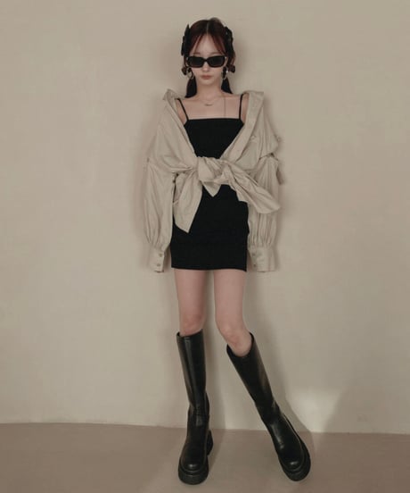 リブキャミソールワンピース / Rib Camisole One-Piece