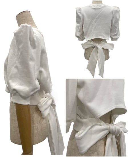 バックリボントップス / Back Ribbon Tops
