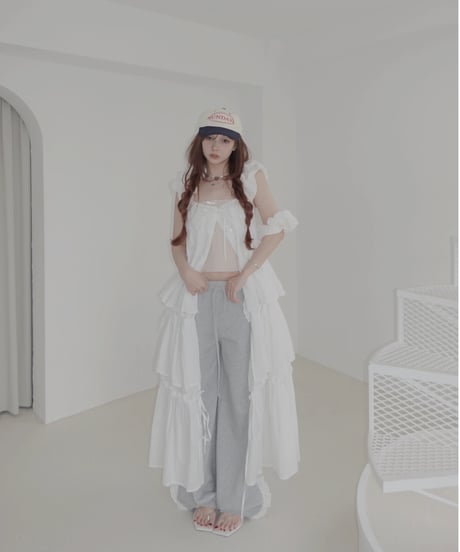 【White】ガウンドレス/Gown Dress