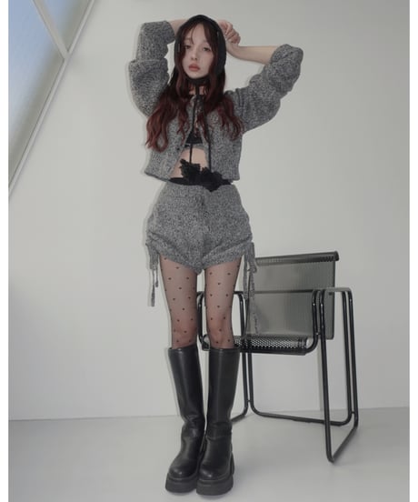フロントクロスニットカーディガン / Front Cross Knit Cardigan