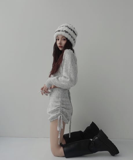 フロントクロスニットカーディガン / Front Cross Knit Cardigan