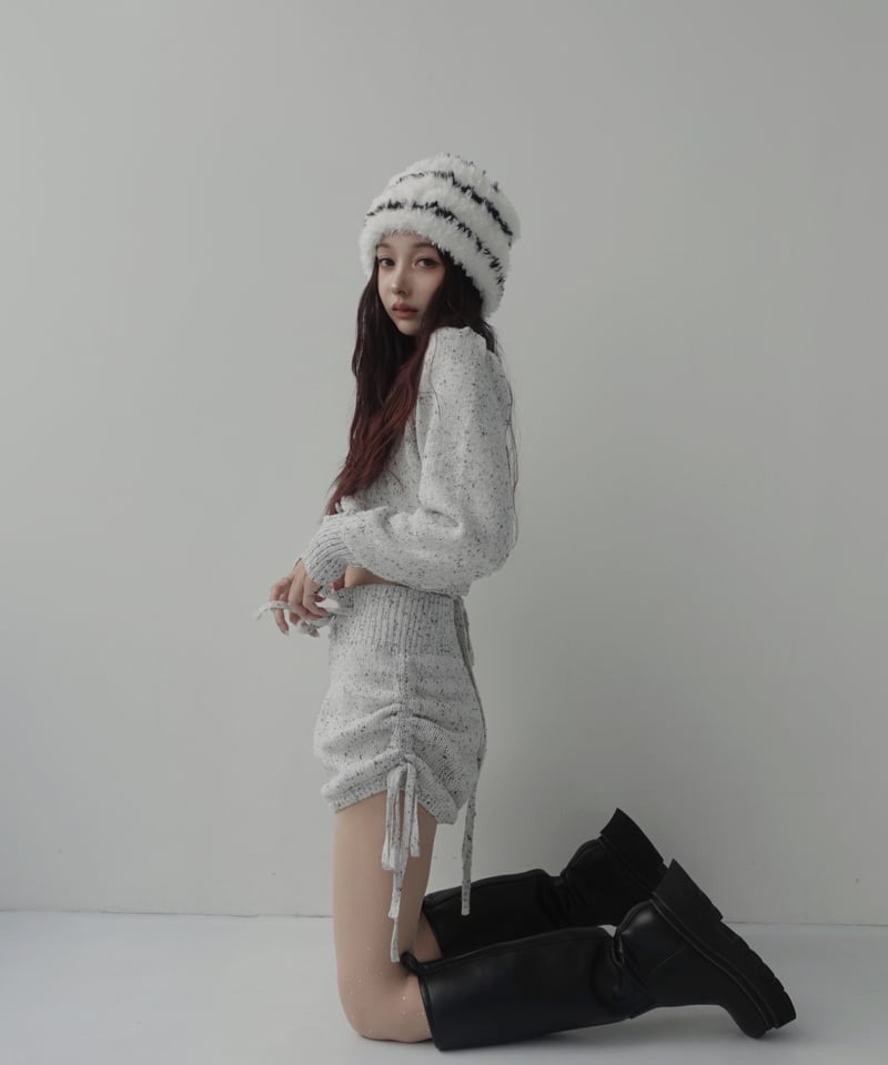 フロントクロスニットカーディガン / Front Cross Knit Cardigan フロントクロスニットカーディガン / Front Cross Knit Cardigan