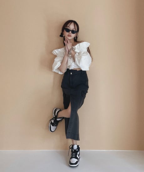 スリットカーゴスカート / Slit Cargo Skirt
