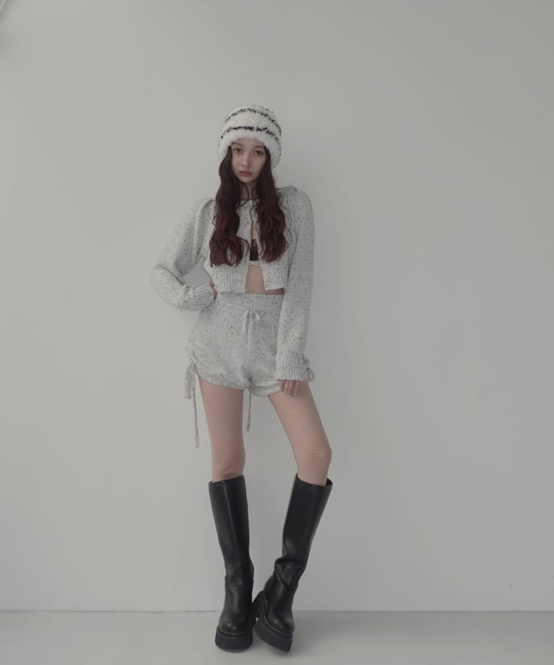 フロントクロスニットカーディガン / Front Cross Knit Cardigan
