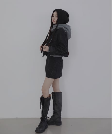 ［Black］ツイードジャケット/ Tweed Jacket