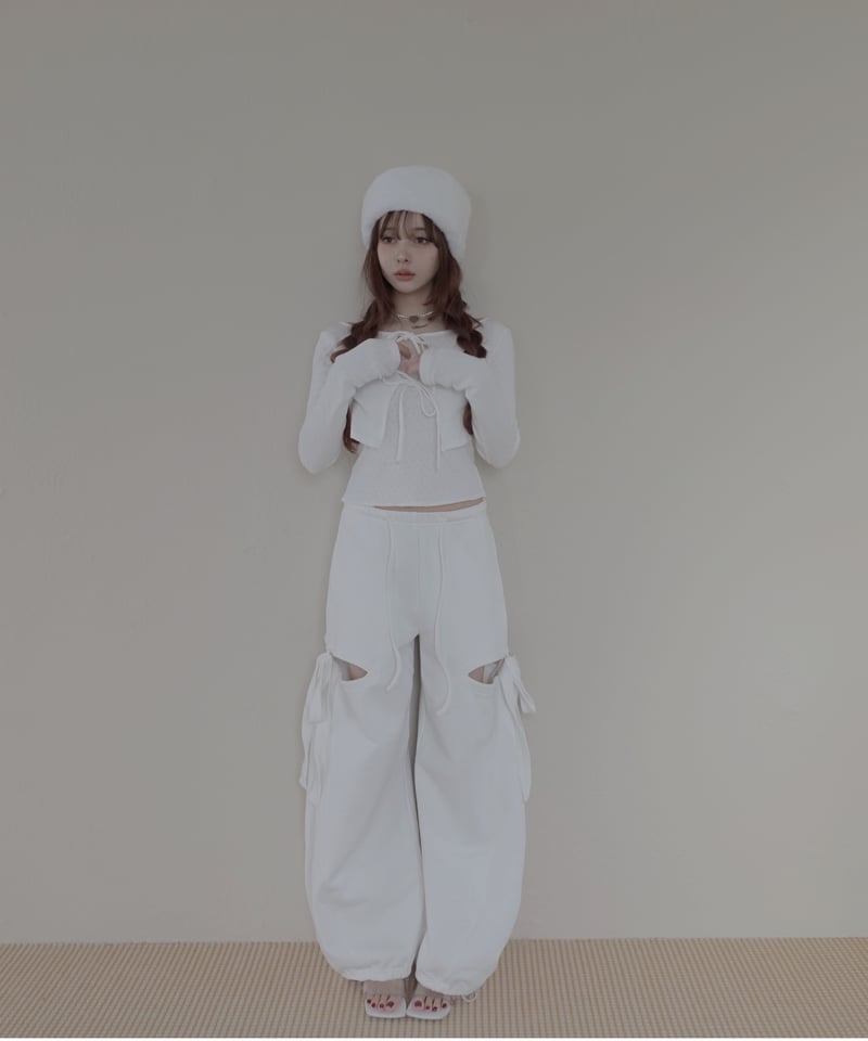 リボンカーディガン/Ribbon Cardigan | FICTION TOKYO OFFIC