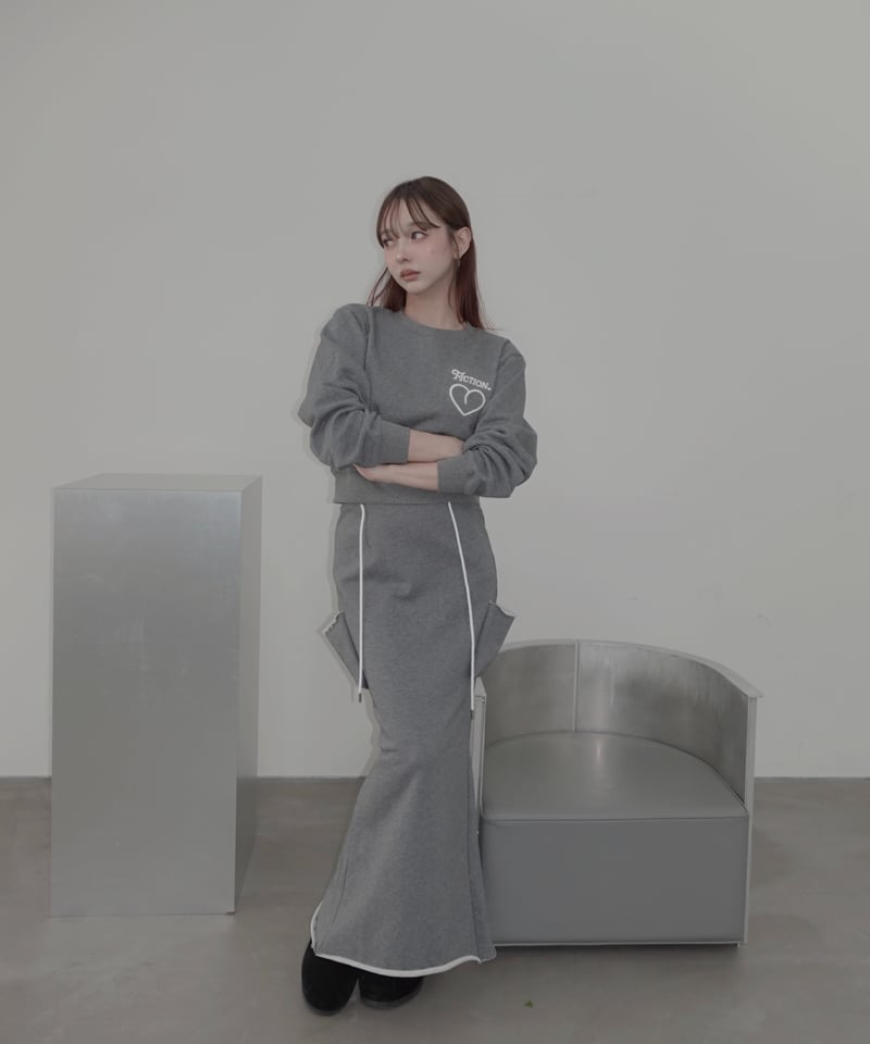 専用　　flare vneck sweat / フレアVネックスウェット Vネックスウェット[品番：EHEW0045508]｜AMERICAN HOLIC（アメリカン
