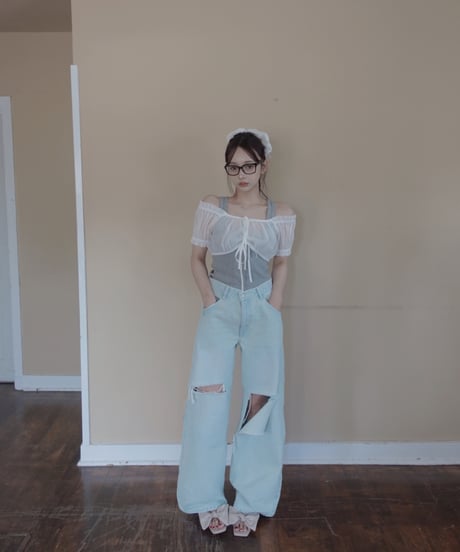 ［LightBlue］2wayデニム / 2way Denim