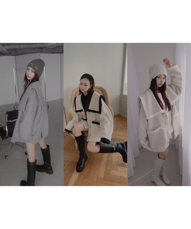 セーラーカラージャケット / Sailor Collar Jacket | FICTION T セーラーカラージャケット / Sailor Collar Jacket | FICTION T