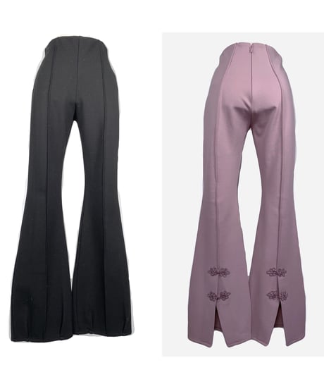 チャイナリボンスリットパンツ China Ribbon Slit Pants