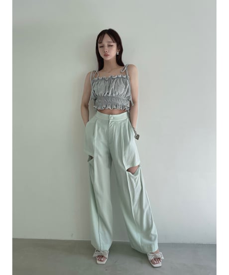 パイルフリルキャミソール / Pile Frill Camisole