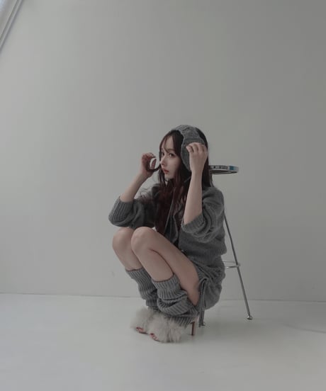 サイドリボンニットショートパンツ /Side Ribbon Knit Short Pants
