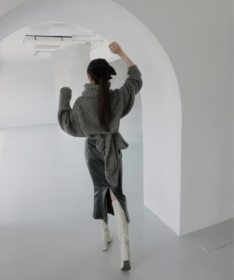 レザーベアワンピース(+グローブ) /FauxLeather Bare One-Piece(+Glove)