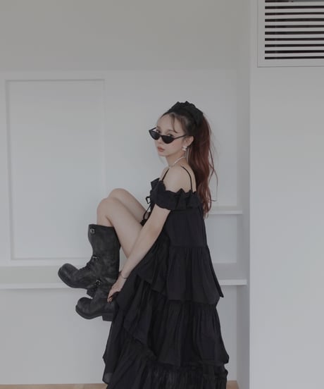 コットンレースビッグシュシュ/CottonLace Big Chouchou