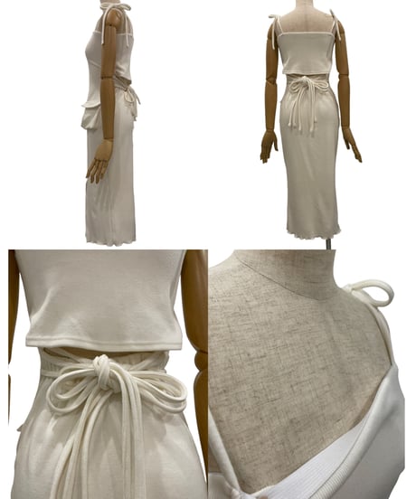 2サイドポケット バックオープンスリットニットワンピース / 2Pockets Back Open Slit Knit One-Piece