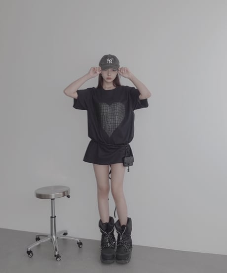 クロコハートTシャツ / Croco Heart Tシャツ
