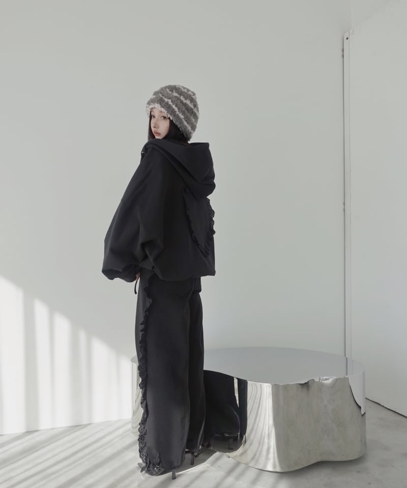 セット割引】ハートフーディー+フリルスウェットパンツ | FICTION