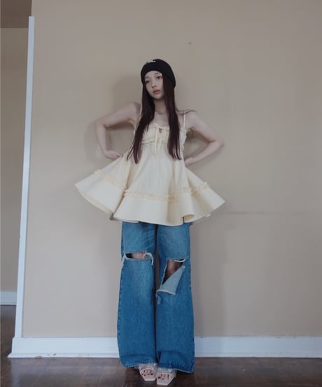 ［Lemonade］キャミソールチュニックドレス /Camisole Tunic Dress