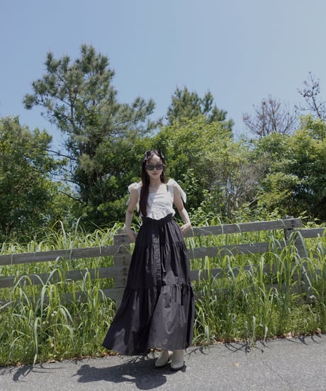 コットンレースリボントップ /　Cotton Race Ribbon Top