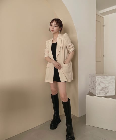 パフスリーブシアージャケット /Puff Sleeve Sheer Jacket