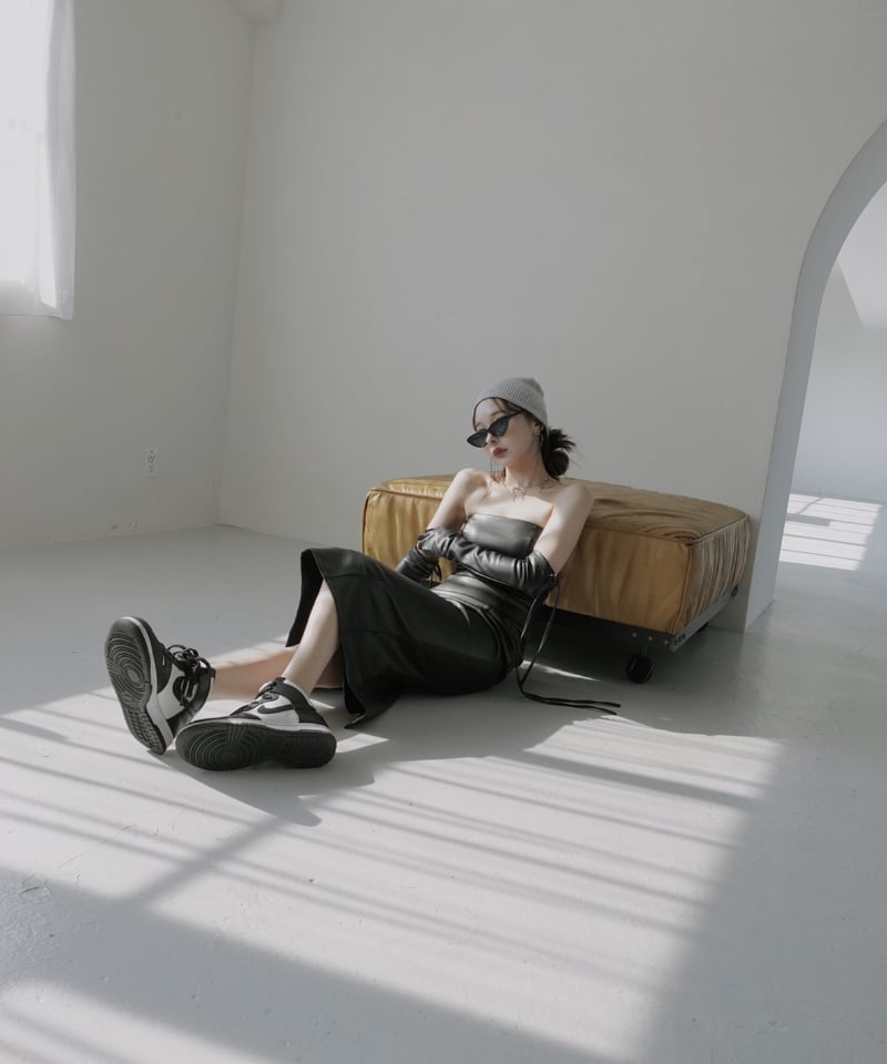 レザーベアワンピース(+グローブ) /FauxLeather Bare One-Piece(+ レザーベアワンピース(+グローブ) /FauxLeather Bare One-Piece(+