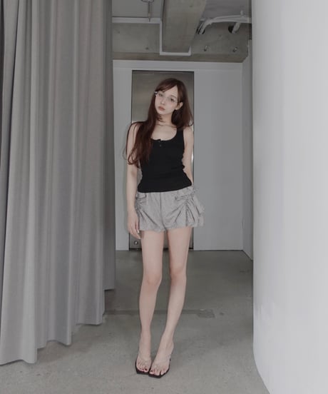 【Basic Collection】フリルタンクトップ / Frill Tank Top