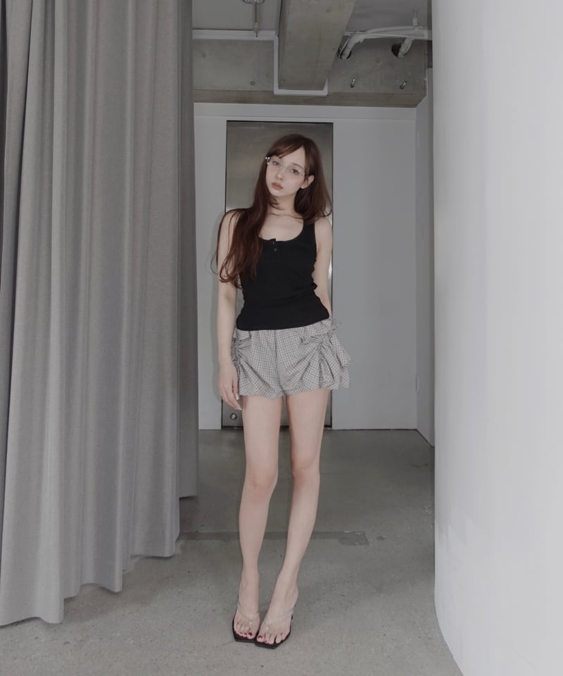 NON TOKYO フリルタンクトップ Basic Collection】フリルタンクトップ / Frill Tank Top |