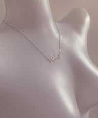 【1-7文字】"My NeckLace" / 10K White Gold