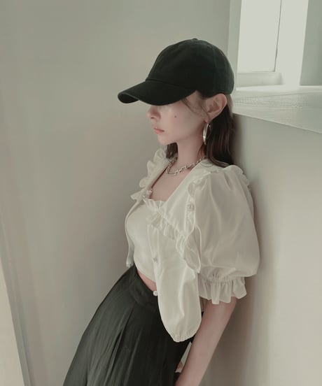 2Wayビッグカラーブラウス  2way Big Collar Blouse