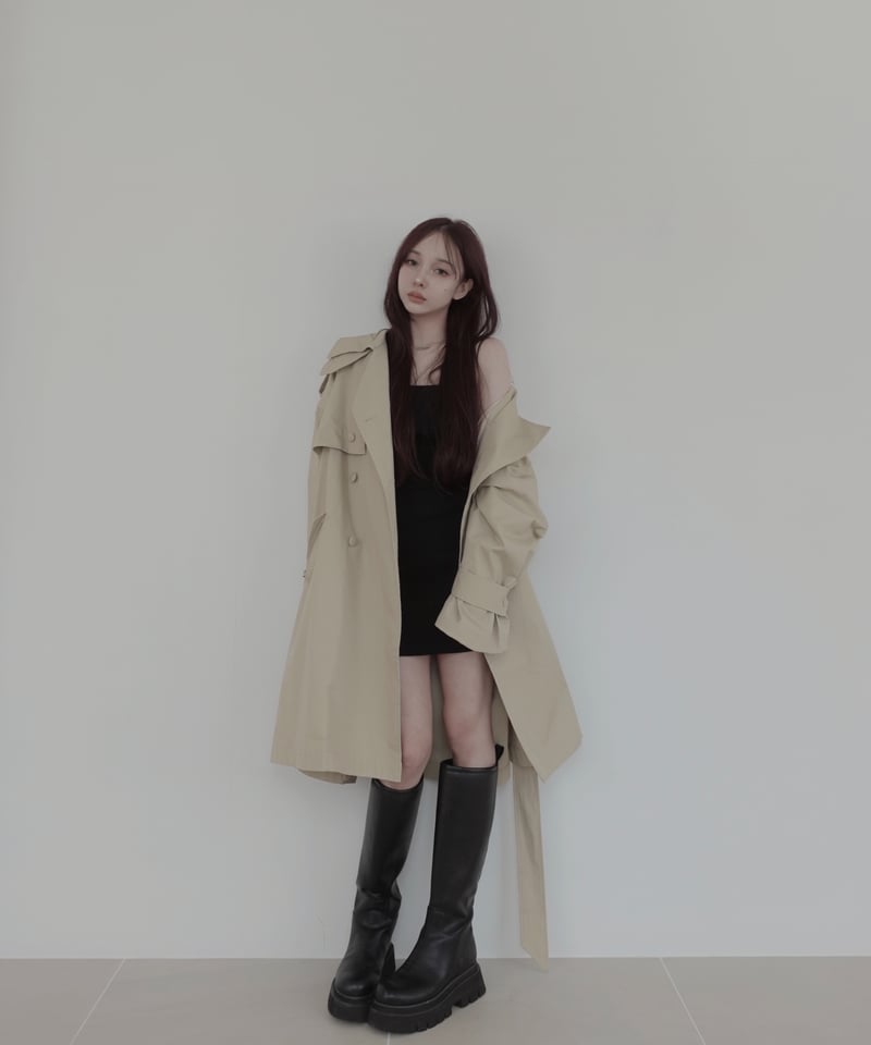2Wayバルーントレンチコート / 2Way Balloon Trench Coat | FI
