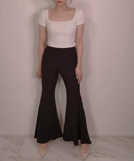 スクエアネックトップス　Square Neck Tops