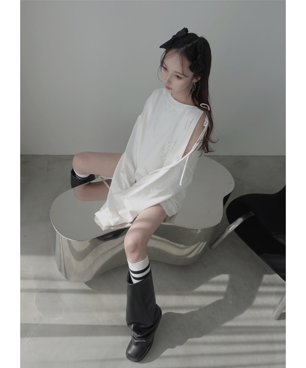 ビジューロングスリーブT / Bijou Long Sleeve T | FICTION TO ビジューロングスリーブT / Bijou Long Sleeve T | FICTION TO