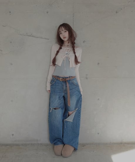 リボンカーディガン/Ribbon Cardigan