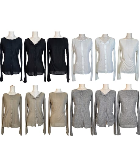 【Basic Collection】2Wayシアートップ /2Way Sheer Top