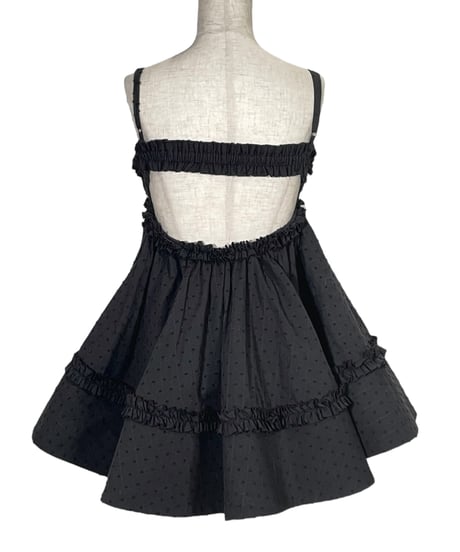 ［Black］キャミソールチュニックドレス /Camisole Tunic Dress