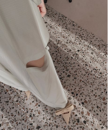 サイドカットシアーパンツ / Side Cutting Sheer Pants