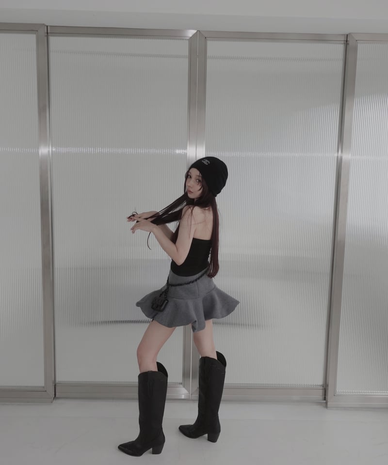 フリー【新品インポートセレクト】3D立体エスカルゴ仕様ボンディングスカート フリー【新品インポートセレクト】3D立体エスカルゴ仕様
