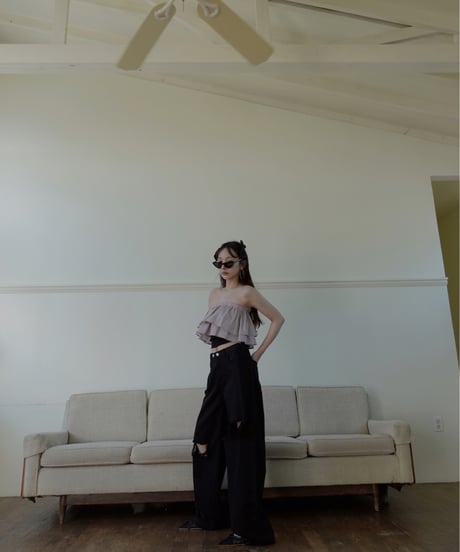 3wayスリーブボリュームフリルトップ / 3Way Sleeve Volume Frills Top